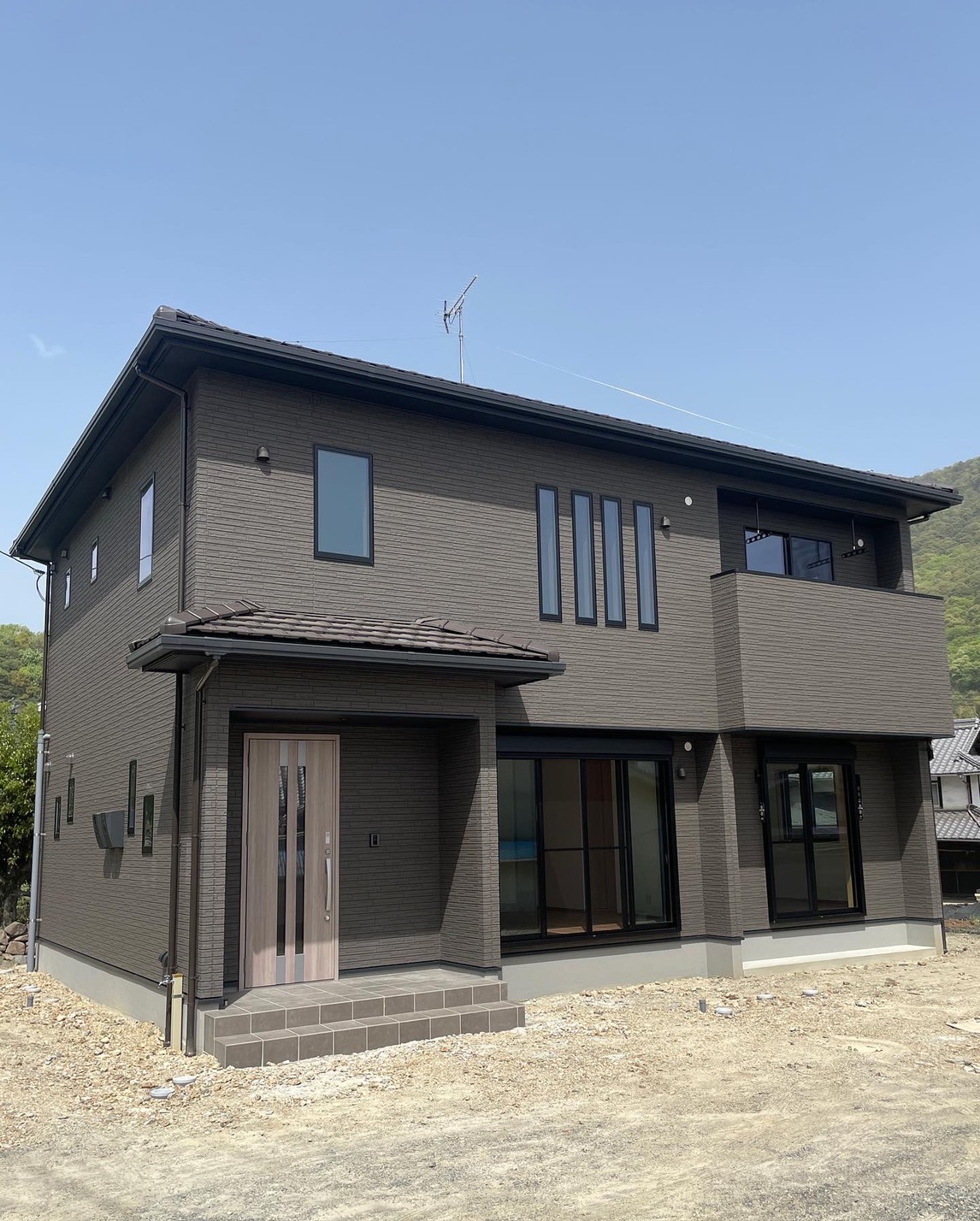 日当たりの良いリビングの二世帯住宅