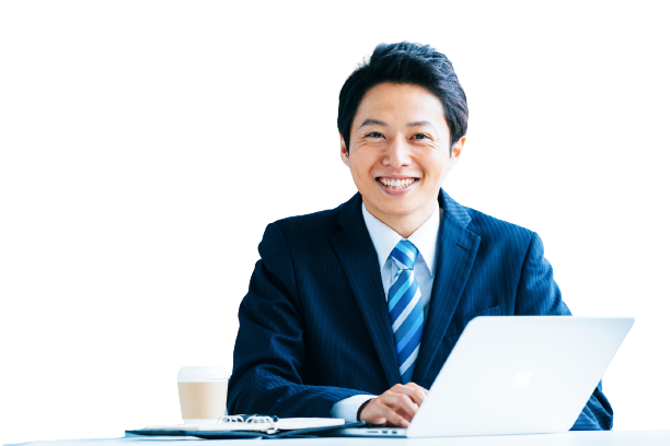 住宅ローン相談を利用したお客様のイメージ(ビジネスマン)